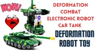 Deformation Combat Electronic Robot Car Tank - Toys World