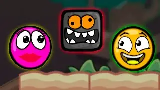 Новые Скины Красного Ширика. Финал Красный Шарик 2-2. Red Ball Forever2