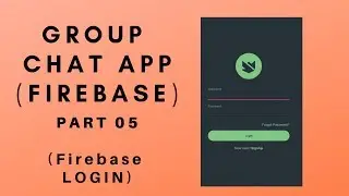 Group Chat App using Firebase in Android Studio PART 5 (Firebase)