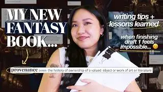 how i wrote my fantasy novel (& what it's about!) 🌊 drafting tips + lessons