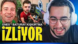 Eray and Enes Batur watching 