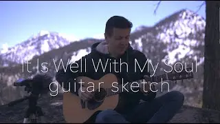 It is well with my soul fingerstyle guitar arrangement sketch
