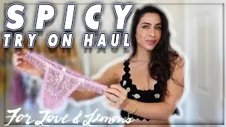 [4K] See-through lingerie try-on haul with Emilia 