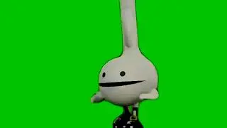 Otamatone One Two Buckle My Shoe Green Screen