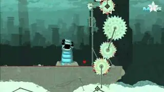 Super Meat Boy Walkthrough - The Rapture Larries Lament Boss Fight