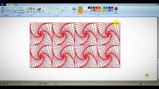 How to draw optical Illusion in ms paint 