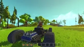 Scrap mechanic - Машина с коробкой передач и сцеплением