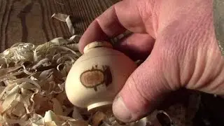 Turned Wooden Pots With Lids, Made from Firewood
