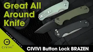 Budget Friendly EDC-CIVIVI Button Lock Brazen