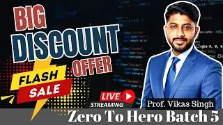 Webinar | Zero to Hero Batch-5  | Syllabus | Placement | Live Project | Internship | by Vikas Singh