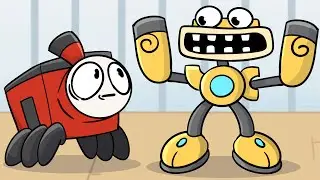 EPIC WUBBOX and CHOO CHOO CHARLES Daily Life // Poppy Playtime Chapter 4 Animation