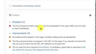 The focus keyword doesn't appear in the first paragraph of the copy