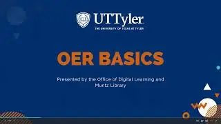 OER (Open Educational Resources) Basics