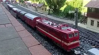 E42/242 002 BW Chemnitz mit Güterzug