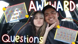 answering awkward questions with my boyfriend
