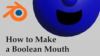 (Blender 2.8) How to make a Boolean Mouth