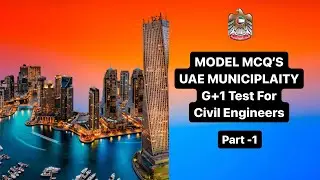 Model Mcq’s |Dubai & other Emirates | G+1 Municipality Test | For civil Engineers📍|