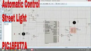 Automatic control of street lights using microcontroller