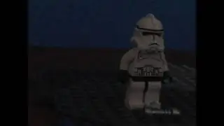 clonetrooper with a light saber (a star wars stop-motion)