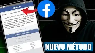 How to RECOVER a SUSPENDED Facebook ACCOUNT 🔒NEW METHOD