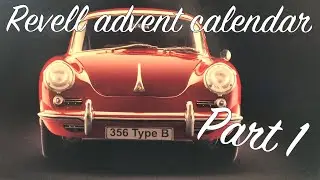 Revell Porsche 356 Type B advent calendar 2021 part 1 (day 1 - 6)