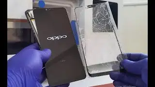 How to replace front broken glass for Oppo A3s