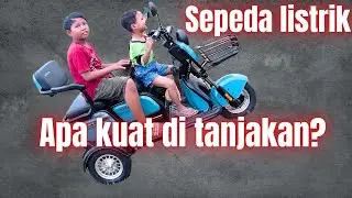 Sepeda listrik exotic sierra roda 3 melibas tanjakan