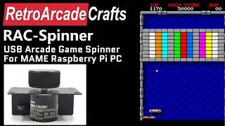 RAC-Spinner USB Arcade Game Spinner For MAME Raspberry Pi PC
