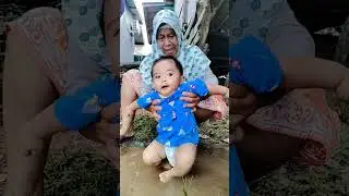 mandi di air banjir#sungai batang hari
