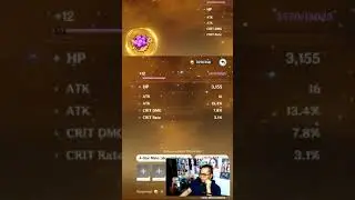 When you get the 4th Substat and its Crit Rate/Crit Damage and then you Enhance it l Genshin Impact
