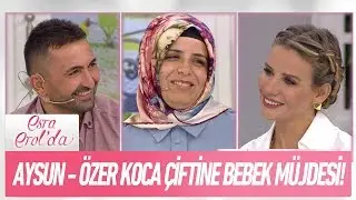 Aysun - Özer Koca çiftine bebek müjdesi! - Esra Erol'da 5 Ekim 2018