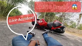 Apache RR310 Bs6 Crashed😱/ अभी तो Ownership Review भी नहीं दिया था😭/ SADAK RIDER