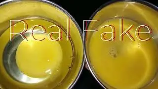 How to check whether an egg is sythetic or real?