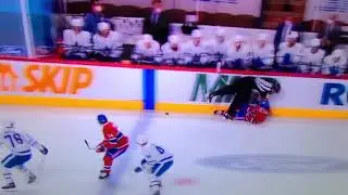 hope Cole Caufield can avoid the big hits
