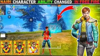 ⚡Nairi character ability test💯||💥free fire nairi character ability🔥||✨Nairobi character ability ✅