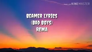Rema x Rvssian - Beamer (Lyrics video)