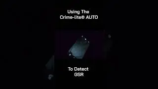 How to detect Gun Shot Residue with the Crime-lite® AUTO