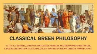 ARISTOTLE VS. PLATO: Primary and Secondary Substances