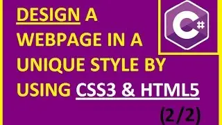 Tutorial 2: How to Design a Webpage using CSS and HTML