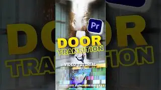 Door Opening Transition - Premiere Pro Tutorial @Benn_TK #premierepro #editing #transition #edit