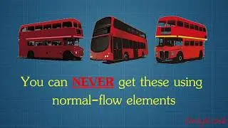 1. Characters of normal flow elements | HTML Course | Web Development |