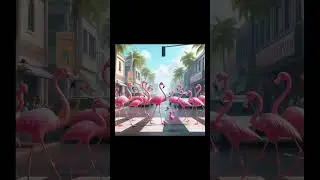 Flamingos have taken over the world #youtubeshorts #youtube #shorts #short #flamingo #flamingos