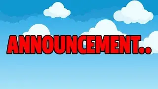I have an announcement to make..