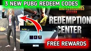 3 NEW REDEEM CODE PUBG MOBILE 🔥 OUTFIT REDEEM CODE PUBG 🔥 PUBG REDEEM CODE TODAY 🔥 FREE PUBG REWARDS