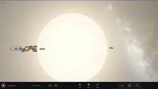 Solar system size comparison