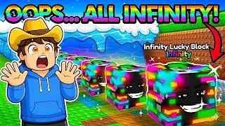 ADMIN gifted me a INFINITY Lucky Block and INFINITY Brainrots in Escape Tsunami for Brainrots