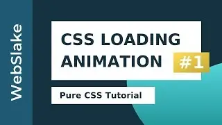 Amazing colorful css loading animation using html & css only | Pure CSS tutorial