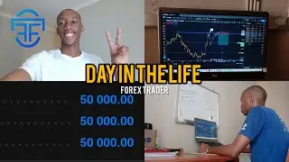 Day In The Life Of A Beginner Forex Trader (FIRST TIME TRADING A $50K FUNDED LIVE ACCOUNT)