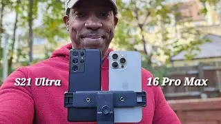 Iphone 16 Pro Max vs Galaxy S21 Ultra Camera Test. Can the S21 Ultra compete?
