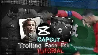 trolling face edit tutorial capcut | skull edit tutorial capcut|